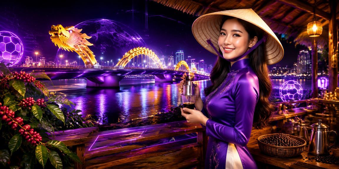 Người dùng Đà Nẵng đội nón lá xem thông tin cược và ưu đãi trực tuyến