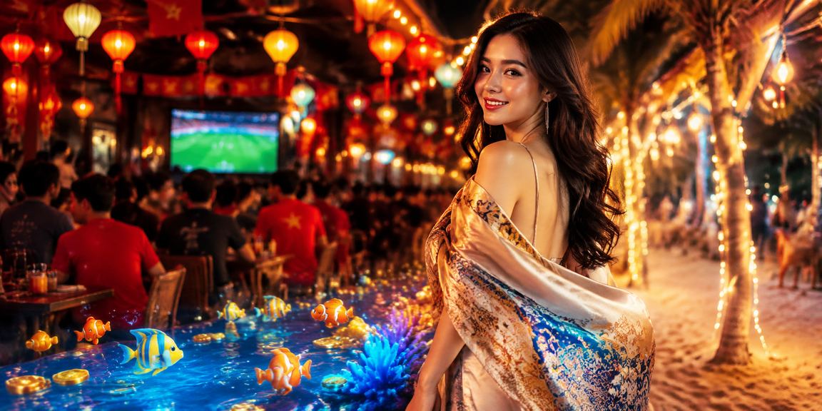 Không khí cá cược casino buổi tối tại Hà Nội với đèn lồng truyền thống