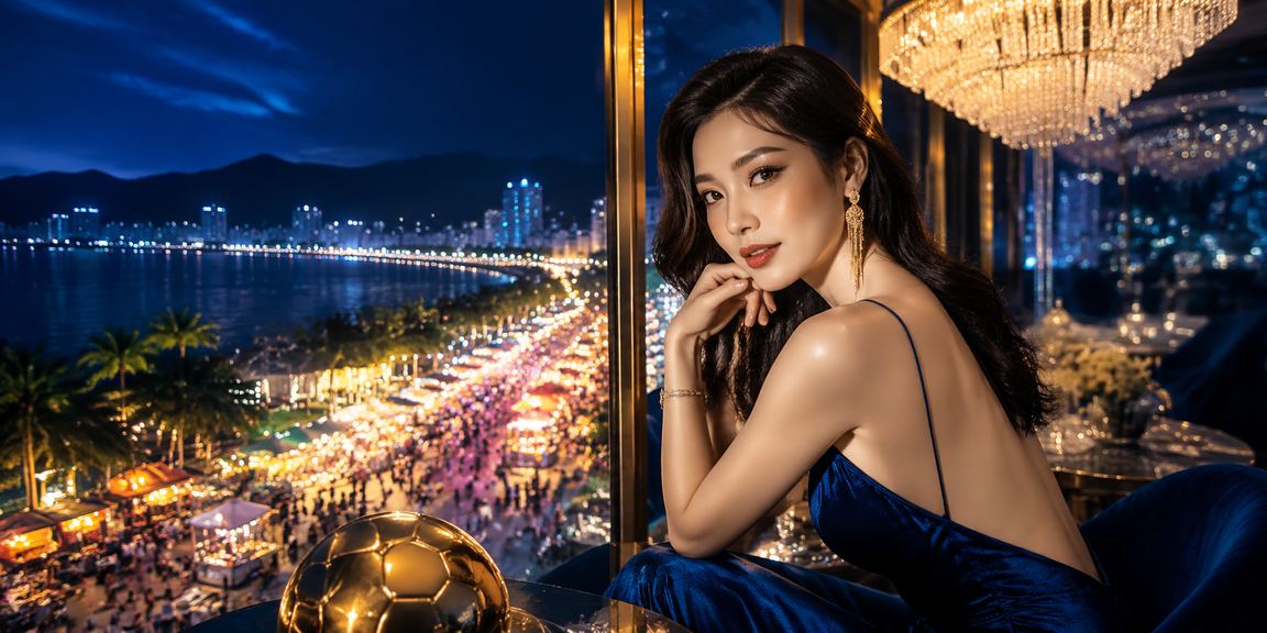 Người dùng Nha Trang uống cà phê và chơi game cá cược thể thao bên bờ biển